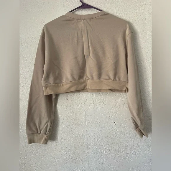 Cropped tanned sweater from Princess Polly. Size XS - Picture 2 of 2